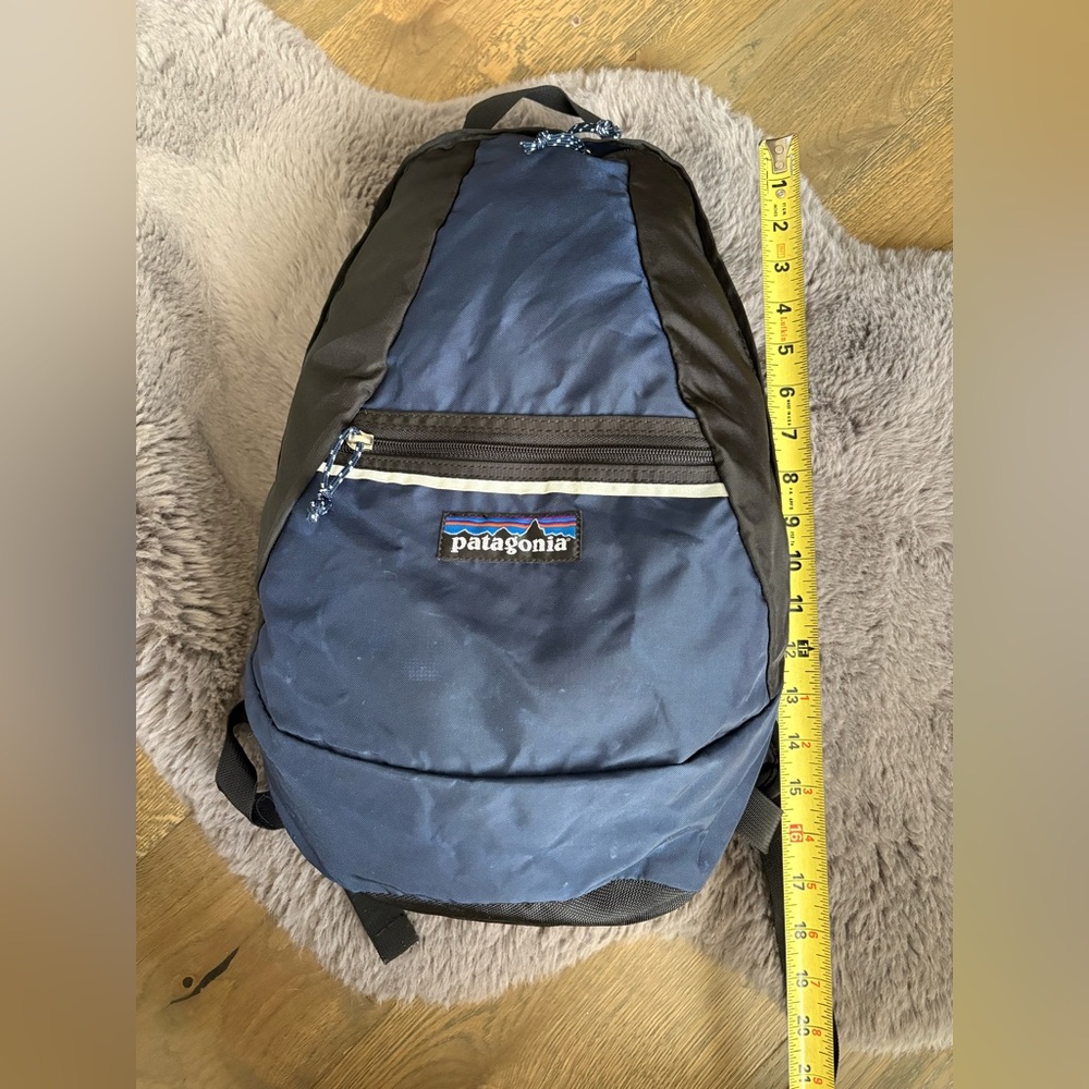 Vintage Patagonia Backpack In Black/Blue - Picture 8 of 11